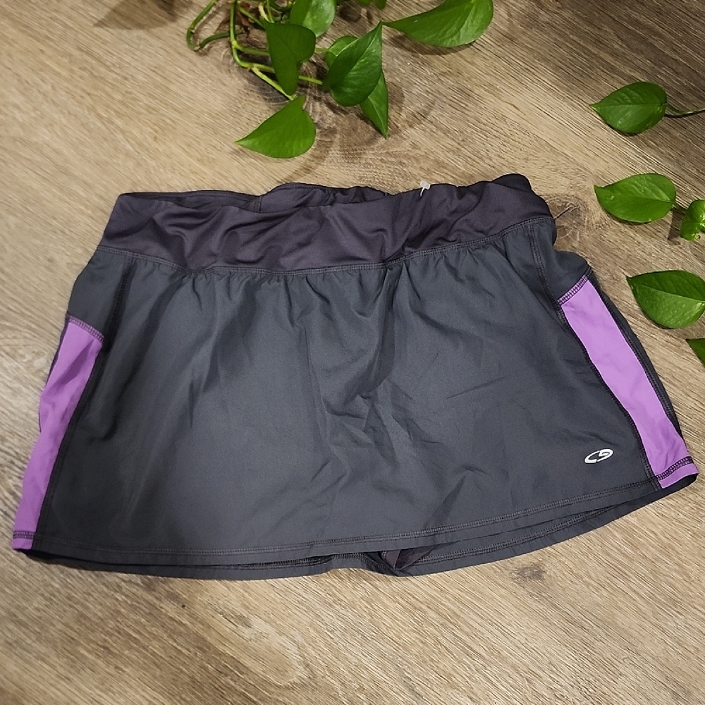 Champion Women's Black and Purple Skort